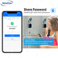 Cadenas intelligent numérique de sécurité Tediton IP65 avec application TTlock et clé