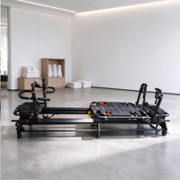 Reformer de Pilates en alliage d'aluminium, machine d'exercice multifonction réglable pour l'entraînement en studio, couleurs personnalisées, LOGO, directement de l'usine