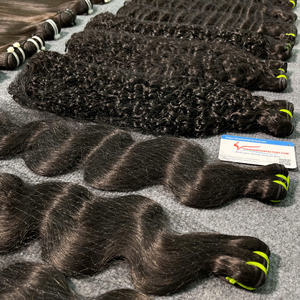 Extensiones de cabello humano virgen Remy vietnamita liso sedoso recto 2024 tejido de cabello todos los colores adecuado cutícula perfecta - Product Image 1