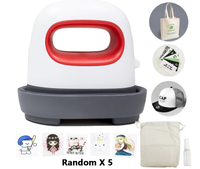 Vente en gros du dernier modèle de machine à sublimation portable, presse à chaud mini pour t-shirts, facile à utiliser, pour logos.