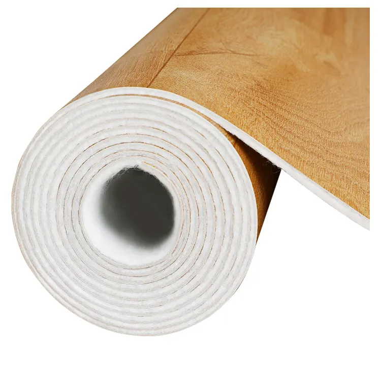 저렴한 가격 도매 우드 그레인 비닐 시트 바닥 롤 실내 홈 오피스