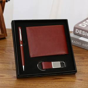 ชุดของขวัญ2025โปรโมชั่นชุดของขวัญ<span class=keywords><strong>3</strong></span>-in-1กระเป๋าสตางค์ปากกาพวงกุญแจสำหรับกล่องของขวัญคริสต์มาสชุดของขวัญวันพ่อชุดไอเดีย - Product Image 2