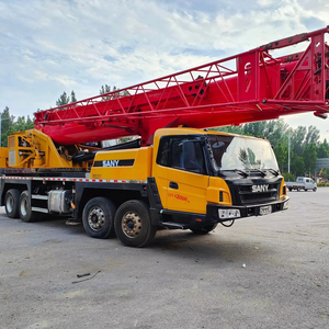 Grue mobile hydraulique Sany 50t d'occasion à prix avantageux, idéale pour les travaux de levage sur chantier - Product Image 1