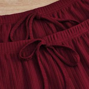 Conjunto de 3 Piezas de Ropa Interior Femenina de Poliéster 100% de Alta Elasticidad con Letras Decorativas, Estilo Europeo Americano, Tejido Satinado de Secado Rápido, Superventas - Product Image 4