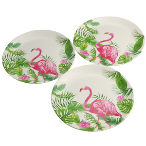 Flamant 8in En Fiber De <span class=keywords><strong>Bambou</strong></span> <span class=keywords><strong>assiette</strong></span> à salade en Mélamine vaisselle, <span class=keywords><strong>lot</strong></span> de 6 - Product Image 3