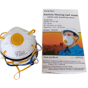 Máscaras faciais de proteção FFP2 contra PM2.5 ODOR WIND respirador descartável personalizado de fábrica com máscara contra poeira da indústria de carbono ativo - Product Image 1