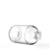 Bouteilles de spiritueux en verre rondes vides de 700 ml avec logo personnalisé, fond montagne, pour whisky et tequila, impression sérigraphique