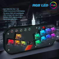 Mini Hitbox Flatbox WASD SOCD Fighting Stick SallyBox Contrôleur de lumière LED Contrôleur de jeu pour PC/PS3/PS4/Switch