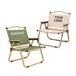 Wholesale Kermit Chair Custom Outdoor <b>Folding</b> Steel <b>Stool</b> for Camping Picnics Fishing Parks Portable Iron Bench for Traveling - Product Image 1