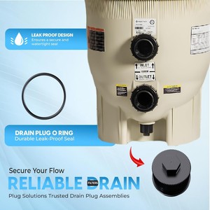 <span class=keywords><strong>Bouchon</strong></span> de vidange Pentair 190030 avec joint torique et joint <span class=keywords><strong>d</strong></span>'étanchéité pour pompe de filtration de <span class=keywords><strong>piscine</strong></span> - Product Image 6