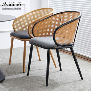AVIDIINO moderne nordique Wabi-sabi chaise Banquet hôtel Restaurant chaise de salle à manger cadre en bois matériel personnalisé <span class=keywords><strong>fauteuil</strong></span> - Product Image 6
