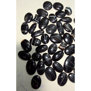 Hyperstène arc-en-ciel naturel, cabochon poli à la main, effet argenté, certifié par un tiers, tailles variées, pierres en vrac pour bijoux - Product Image 3