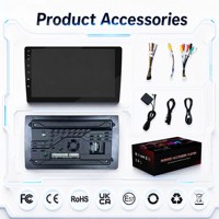 Envío en 7 Días Reproductor de Android para Auto de 9 Pulgadas 2+32G Pantalla Multimedia Universal con CarPlay, Android Auto, DAB y Entrada para Cámara Trasera