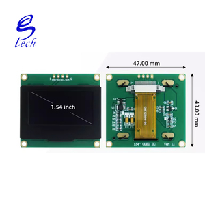 Module d'affichage OLED de 1,54 pouce, résolution 128x64, pilote IC CH1116/SSD1309, emballage COG IIC 4 broches - Product Image 4
