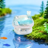 Vente en gros de figurines authentiques PAI Cat Fantasy Mushroom Blind Box, décorations mignonnes, cadeaux pour filles, figurine chat champignon en boîte mystère