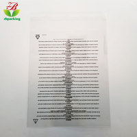 Autocollants transparents OPP jetables, 100 pièces, sacs en plastique scellés, stickers pour fournitures de papeterie, sacs d'emballage jetables