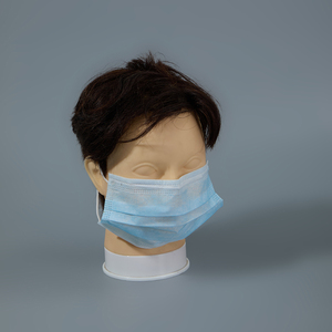 Masques faciaux jetables pour adultes, 100 pièces, pour l'extérieur, la maison, le bureau, l'école, en tissu non tissé, avec sangles élastiques pour les oreilles, 3 plis, <span class=keywords><strong>ASTM</strong></span> <span class=keywords><strong>niveau</strong></span> <span class=keywords><strong>1</strong></span> - Product Image 4