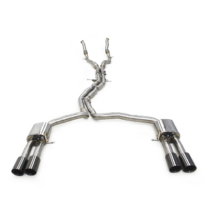 ท่อไอเสีย SS304 แบบเต็มระบบสำหรับ <span class=keywords><strong>Audi</strong></span> <span class=keywords><strong>S8</strong></span> D5 4.0T ปี 2020-2024 พร้อมวาล์วควบคุมเสียงแบบ Catback และเรโซเนเตอร์ หัวท่อไอเสียแบบสี่ทางออก - Product Image 1