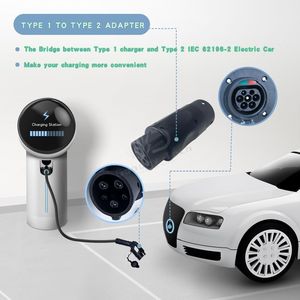 <span class=keywords><strong>Goodev</strong></span> Tech J1772 Tipo 1 A IEC 62196-2 Tipo 2 EV Adaptador 32A Corriente nominal para automóviles eléctricos - Product Image 6