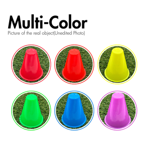 J-Rex PR-TC15 Offre Spéciale PE Agility Skating Marker Cones 7x7x8cm 2.5mm d'épaisseur pour l'entraînement au football et au patin à roulettes - Product Image 4