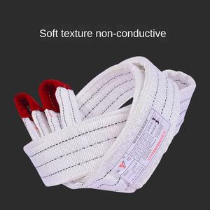 5 tonnes 2 tonnes 10 tonnes polypropylène industriel porteur 4.5mm d'épaisseur 12.7m ceinture suspendue plate haute résistance <span class=keywords><strong>Double</strong></span> boucle anneau - Product Image 5
