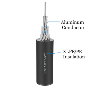 สายเคเบิลมัดอากาศ ABC 0.6/1kV, 4x16mm ² ตัวนำอลูมิเนียมฉนวน XLPE, ได้รับการรับรอง iC/iso สำหรับสายไฟเหนือศีรษะ - Product Image 5