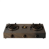 Kompor Meja LPG 2 Tungku High Fire untuk Rumah Tangga Bahan Stainless Steel