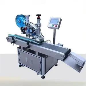 Scratch Card Flat Surface Bottle Pouch Labeling Machine Automatic Plane Labeling Sticking Machine For Cosmetics