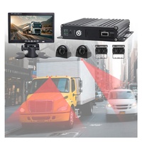 Système de caméra de recul pour véhicule, bus, camion et voiture, MDVR 4 canaux, DVR 4 canaux, kit caméra de recul, caméra 360 degrés, 1080P, GPS, WiFi, 4G