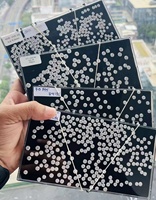 Fabrika fiyat VVS VS1 0.8-2.9mm HPHT CVD sentetik IGI sertifikalı Lab yetiştirilen elmas 0.1ct 0.3ct D renk Lab gevşek elmas