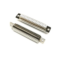 Connecteur femelle D-SUB à souder KinKuo DB37P IP66 en cuivre plaqué or 3A pour assemblage de câbles industriels informatiques
