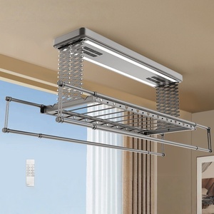 Séchoir à linge électrique intelligent, réglable en hauteur, télécommandé, robuste et personnalisable pour les balcons domestiques - Product Image 3