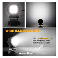 Feux de travail pour tracteur LED ECE R10 de haute qualité 40W 360 °   Lumière de travail à LED à montage inférieur rotatif
