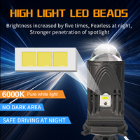 Projecteur de phare LED SFIDA H4 à faisceau haut/bas 12V, nouveau, 52W, 6000K, avec LED lumineuses pour une installation universelle sur les voitures