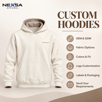 Sweat-shirts et sweats à capuche pour hommes personnalisés à marque privée, doublure de capuche contrastante taupe, motif graphique lettré, coton décontracté de qualité supérieure