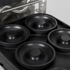 Gaufrier électrique antiadhésif et fabricant <span class=keywords><strong>de</strong></span> beignets 110V/220V compatible <span class=keywords><strong>pour</strong></span> le petit-déjeuner et les collations domestiques, excellent cadeau <span class=keywords><strong>pour</strong></span> les enfants et les <span class=keywords><strong>adultes</strong></span> - Product Image 5