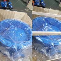 Katup Kupu-kupu Offset Ganda Seri Athena Besi Ulet GGG50 Aktuator Pneumatik Siap Pakai OEM ODM Dapat Disesuaikan