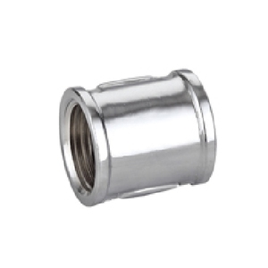 Raccordo diritto in ottone cromato da 3/8 pollici per tubi in rame - Product Image 1