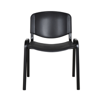 Fabricant de chaises empilables en plastique à ossature métallique Chaise d'étudiant pour la conférence des visiteurs invités