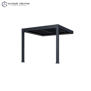 Pérgola Bioclimática Moderna <span class=keywords><strong>para</strong></span> Exteriores, de Aluminio, Ecológica, Impermeable, 3x3m - Product Image 1