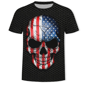 Plus Size Private Label Men <strong>T</strong> <strong>Shirt</strong> Skull Screen Print Graphic Men's Graphic Tees - Cool <strong>Novelty</strong> Design <strong>T</strong> <strong>Shirts</strong> - Product Image 1