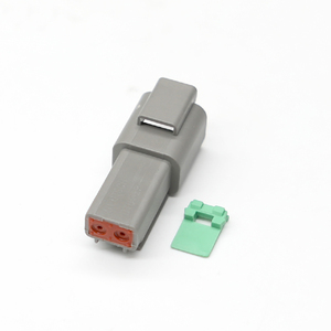 מחבר רכב עמיד למים תוצרת סין DT04-2P מחבר זכר 2 פינים מכירה ישירה מהמפעל מחבר DT - Product Image 2