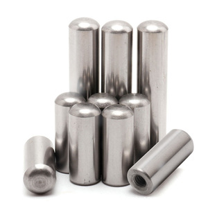 SUJ2 Cylindrical Dowel <b>Pin</b> M4 M5 M8 M10 Internal Thread Precision Grade A Bearing Steel Polished General Use - Product Image 1
