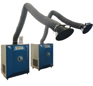 Estrattore di fumi per saldatura a due bracci di aspirazione per depolveratore automatico pulito - Product Image 1