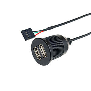 Câble d'extension de données <span class=keywords><strong>USB</strong></span> double en cuivre 2,54 mm DuPont pour GPS de voiture et utilisation automobile - Product Image 1