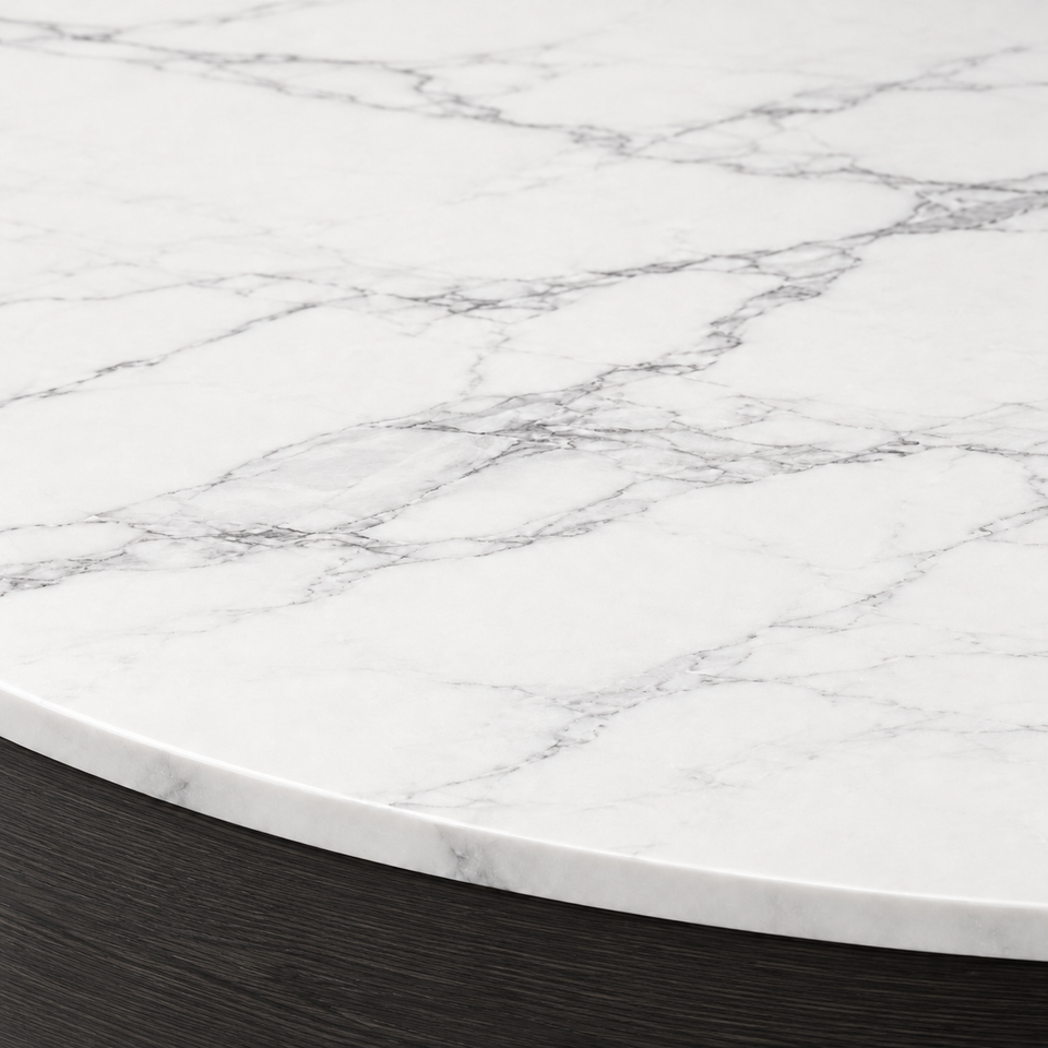 Modern Simple Design Italian Style Round Coffee Table Small Elegant ...