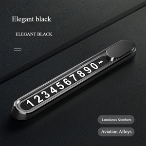 ที่ยึดในรถทนทานพร้อมป้ายหมายเลขที่จอดรถชั่วคราวบัตรโทรศัพท์ดิจิทัลที่ซ่อนอยู่สำหรับรถยนต์การเข้าถึงที่สะดวกสำหรับการ<span class=keywords><strong>โทร</strong></span>ศัพท์ - Product Image 2