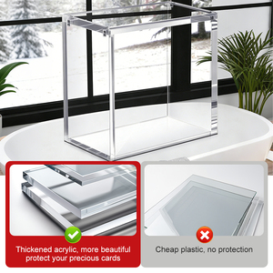 Caja de Regalo Cuadrada de Acrílico Transparente Pulido Multiusos, Caja de Almacenamiento de Acrílico Transparente para Regalos - Product Image 3