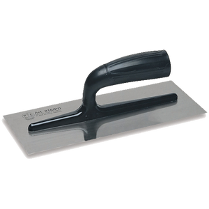 Pavan 28x12 cm DIY Grade SMOOTHTROWEL '816/P' Truelle flottante carrée avec lames en plastique et en caoutchouc pour application de coulis - Product Image 1