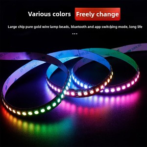5050 <span class=keywords><strong>RGB</strong></span> <span class=keywords><strong>LED</strong></span> thông minh dải đèn 5V/12V điện áp thấp 144d mật độ cao tự dính Backlit môi trường xung quanh linh hoạt thay đổi màu sắc dải - Product Image 2